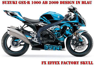 FX FACTORY DEKOR GRAPHIC KIT SUZUKI GSX R GSX R 600 750 1000 1300 SKULL