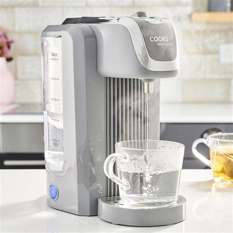 Cooks Professional Hot Water Dispenser 2600W 2 5 Litre Capacity One Touch Operation Grey