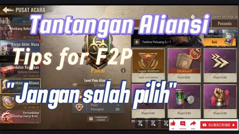 State Of Survival Tantangan Aliansi Tips For F2P Hati Hati