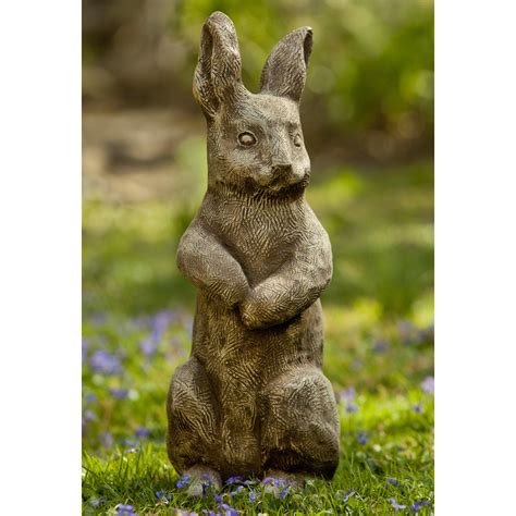 Campania International Father Rabbit Cast Stone Garden Statue Stone Garden Statues Garden