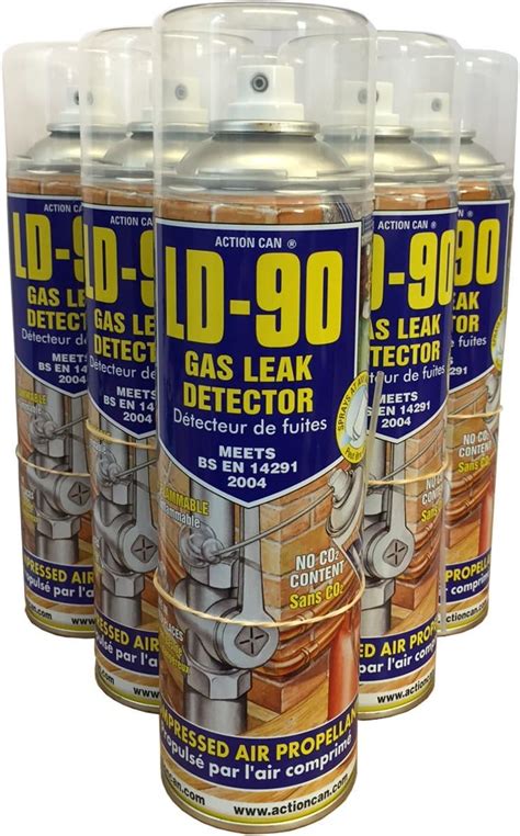 Pack Of 2 400ml Ld 90 Gas Leak Detector Spray Vosa Approved Gas Leak Spray Uk