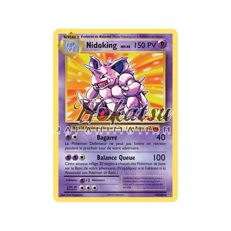 Compra PKM 45 108 Nidoking XY12 Evoluciones Pokemon Hokatsu