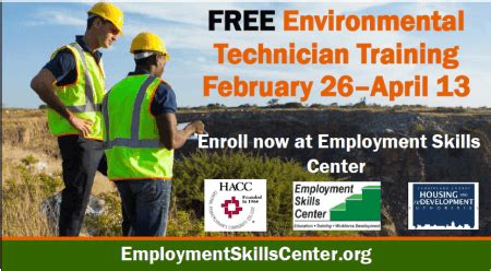 Environmental Technician Information Session | Employment Skills Center