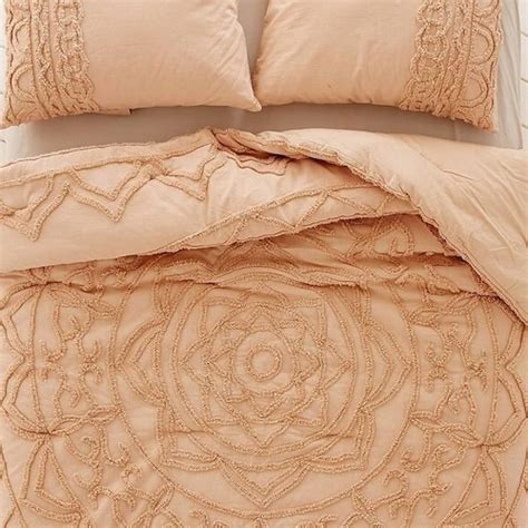 3 Piece Tufted Cotton Duvet Cover Set Boho Bedding Queen King Etsy