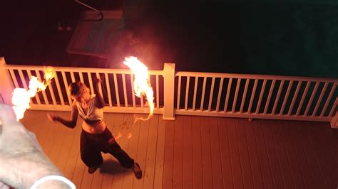 Hire Creative Flame Fire Dance Cirque And Variety Fire Performer In