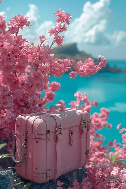 Travel landscape in dreamy aesthetic | AI-generated image