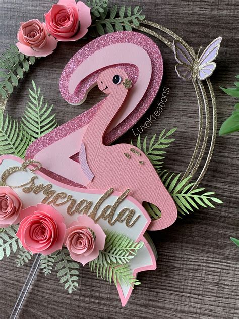 Topper De Pastel De Dinosaurio Topper De Pastel De Dinosaurio Etsy