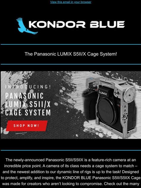 Kondor Blue Introducing The Panasonic Lumix S Ii X Cage System Milled