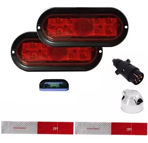 Kit Lanterna Led Carretinha Reboque Trailer Food Truck Frete grátis