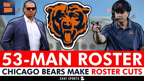 NOW Chicago Bears 53 Man Roster REVEALED Full List Of Bears Roster