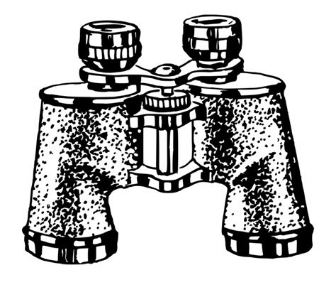 Free Binoculars Clipart Black And White, Download Free Binoculars Clipart Black And White png ...