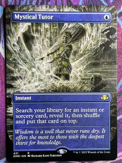 Mystical Tutor DMR Full Art Bootleg Mage