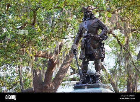 British Colonial General James Oglethorpe Chippewa Square Savannah