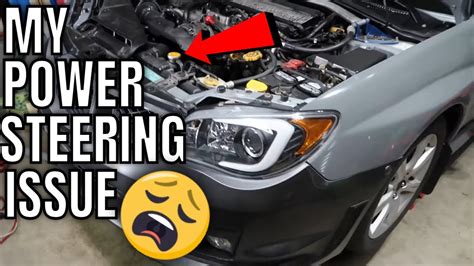 Troubleshooting Subaru Power Steering Issue Stiff Steeringpump