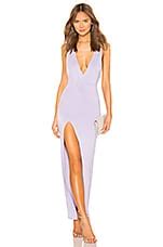 Superdown Erika Deep V Jersey Maxi In Lavender Revolve