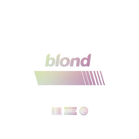 Frank Ocean Blonde V2 R Freshalbumart