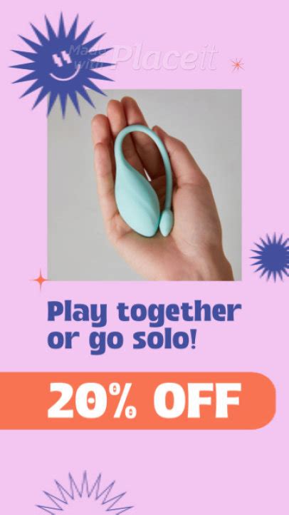 Placeit Instagram Story Creator With A 2x1 Offer On Sex Shops Products