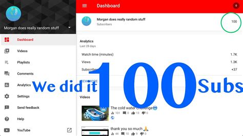 We Did It 100 Subs🎉 Youtube