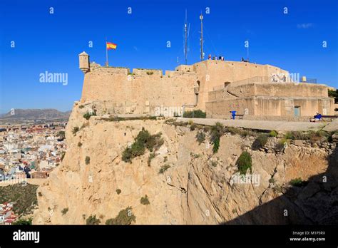 Santa Barbara Castle, Alicante, Spain, Europe Stock Photo - Alamy