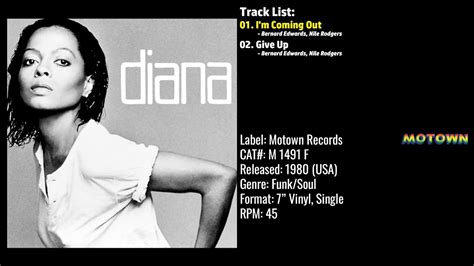 Diana Ross Im Coming Out Full Record 1980 Cat M 1491f Youtube