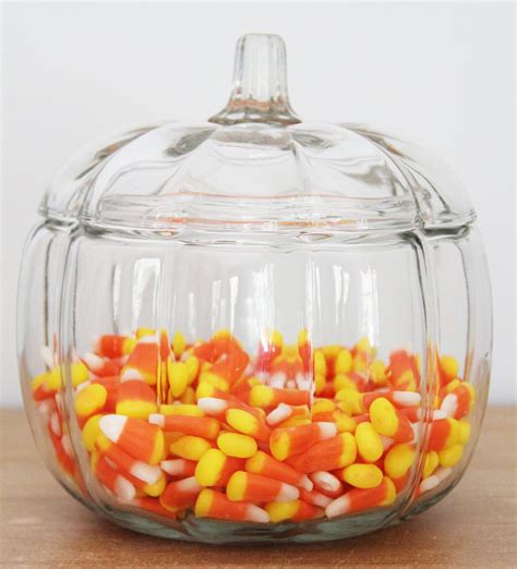 Glass Pumpkin Candy Bowl By Anchor Hocking By Plumpickings On Etsy