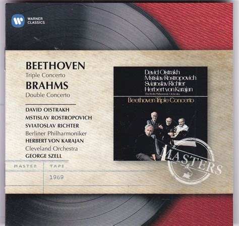 Oistrakh Rostropovich Richter Beethoven Triple Concerto Brahms