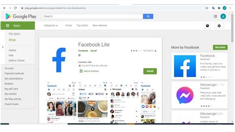 foto mengenal fb lite beserta kekurangan  kelebihannya