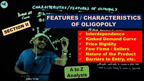 Featurescharacteristics Of Oligopoly Interdependence Kinked Demand