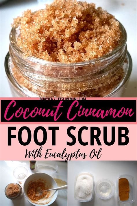 Homemade Coconut Cinnamon Foot Scrub For An At Home Pedicure Sugar