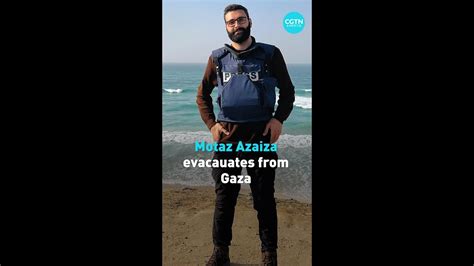 Famous Journalist Motaz Azaiza Evacuates From Gaza Youtube