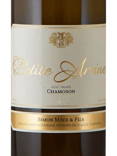 Simon Maye Fils Petite Arvine Vivino Schweiz