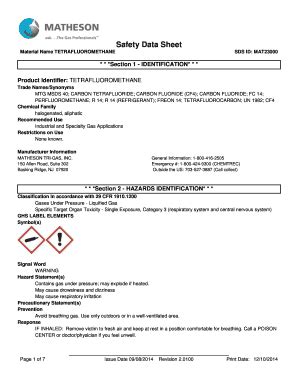 Fillable Online Cen Iitb Ac Safety Data Sheet Centre Of Excellence In