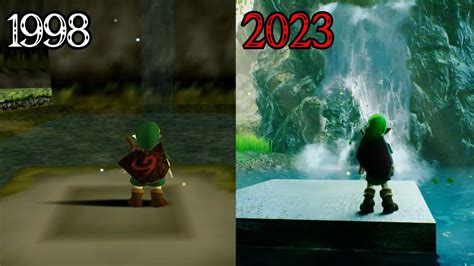 The Legend Of Zelda Ocarina Of Time Original Vs Remake Comparison Full