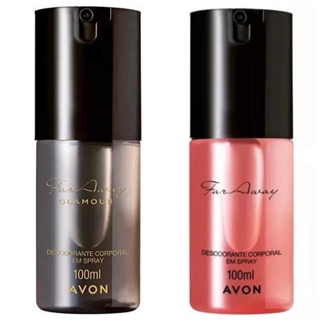 Kit Deo Corporal Avon Ml Far Away Glamour E Far Away