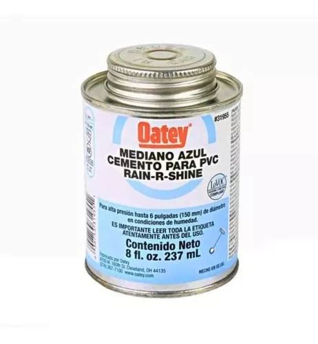 Pegamento Para Pvc Azul 1 4 Lto Oatey