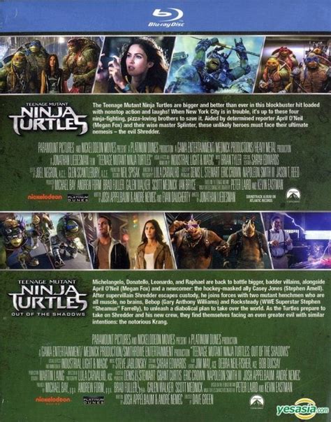 Yesasia Teenage Mutant Ninja Turtles Out Of The Shadows Teenage Mutant Ninja Turtles 2 Movie