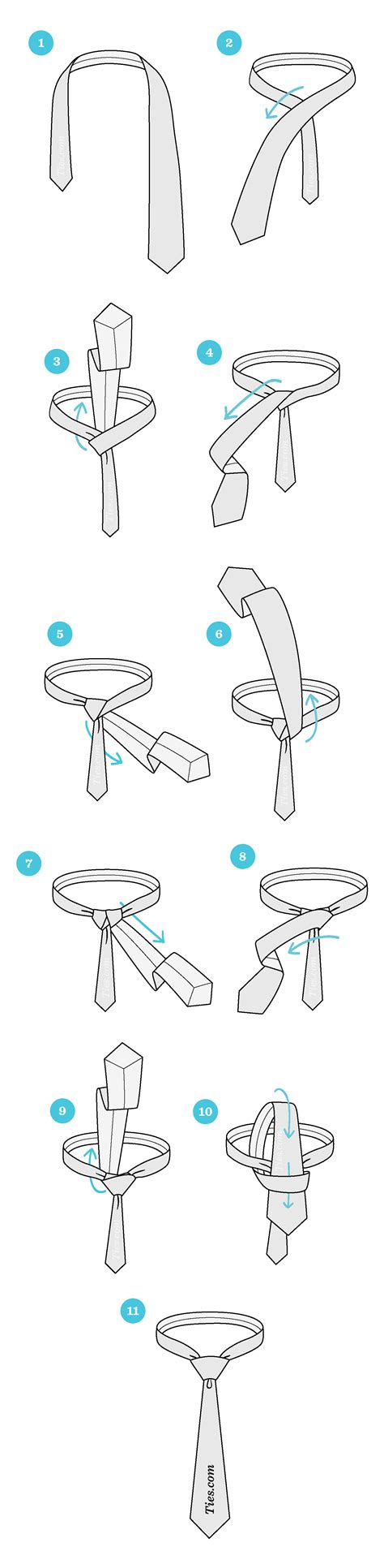 Double Windsor Knot Diagram At Mary Lockridge Blog