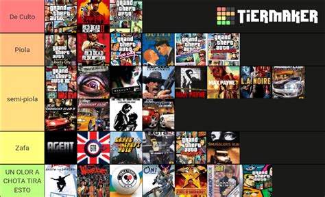 Todos Los Juegos De Rockstar Games Tier List Community Rankings