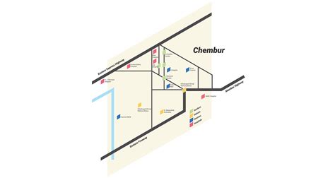 Chembur Schematic Map | Geo-visualization on Behance