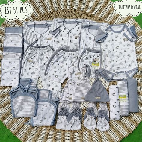 Jual 51 PCS Perlengkapan Bayi Baru Lahir Paket Brojol Baby Newborn