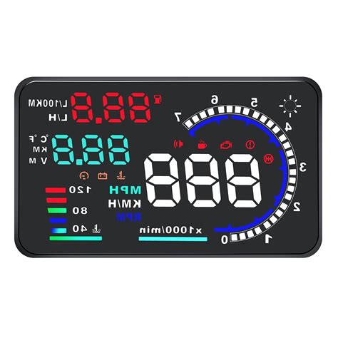 Pantalla Frontal A8 HUD De 5 5 Pulgadas Proyector De Pantalla Para