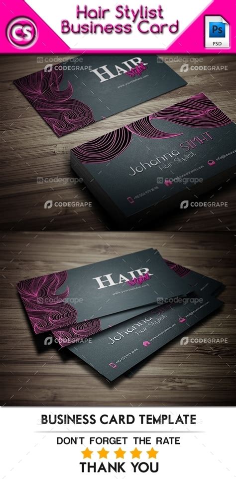 Free printable hair stylist business card templates - doodlehon