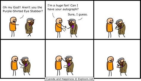 Purple-Shirted Eye Stabber | Cyanide and Happiness Wiki | FANDOM ...