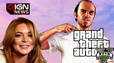 Lindsay Lohan Sues Rockstar Over Gta V Ign News Youtube