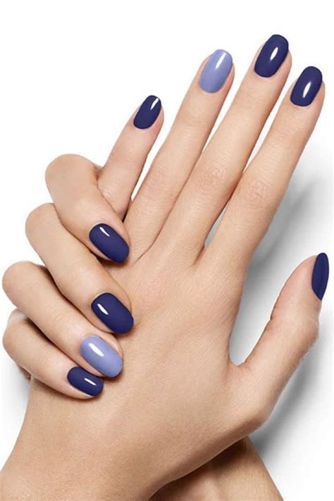 63 Most Stunning And Lovely Midnight Blue Nails Dark Blue Nails Design You Should Try Nail