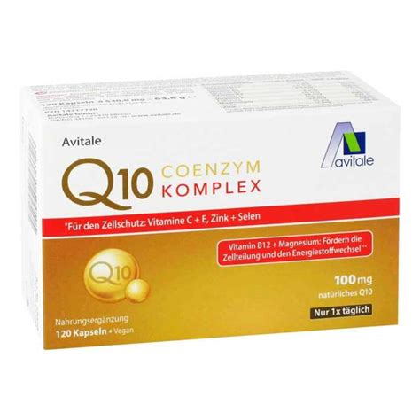 Coenzym Q Mg Kapseln Vitamine Mineralstoffe St Bei Aponeo