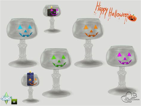 The Sims Resource Happy Halloween Pumpkin Glas