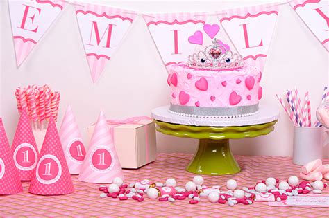 Pretty Princess Party Table Chickabug