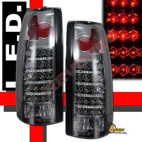 Smoke Led Tail Lights For 88 98 Chevy Gmc C K 1500 2500 3500 Silverado Sierra Ebay