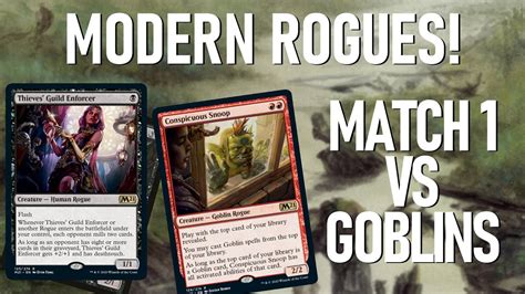 Modern Rogues Ft M Thieves Guild Enforcer Match Vs Combo Goblins